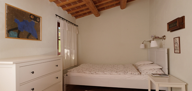 Schlafzimmer 1 - Ferienhaus Capanna