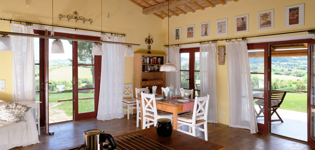 Wohnküche - Ferienhaus Capanna